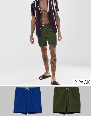 asos design swim shorts