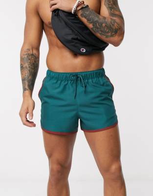 asos design swim shorts