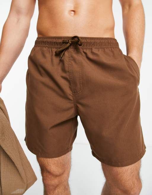 Brown Designer Shorts & Swimwear for Men