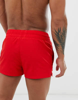 asos red shorts