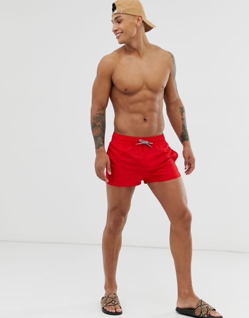 Asos store red shorts