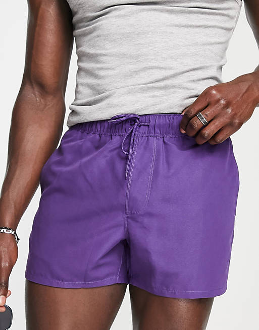dark purple shorts