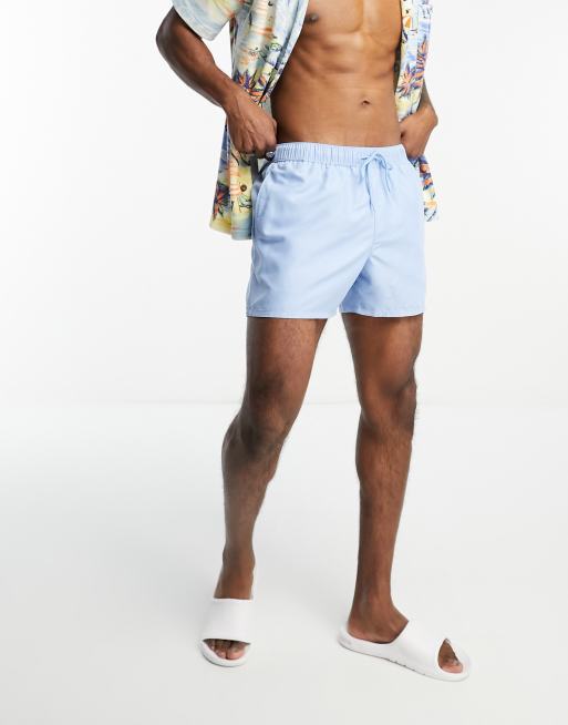 Asos blue hot sale shorts