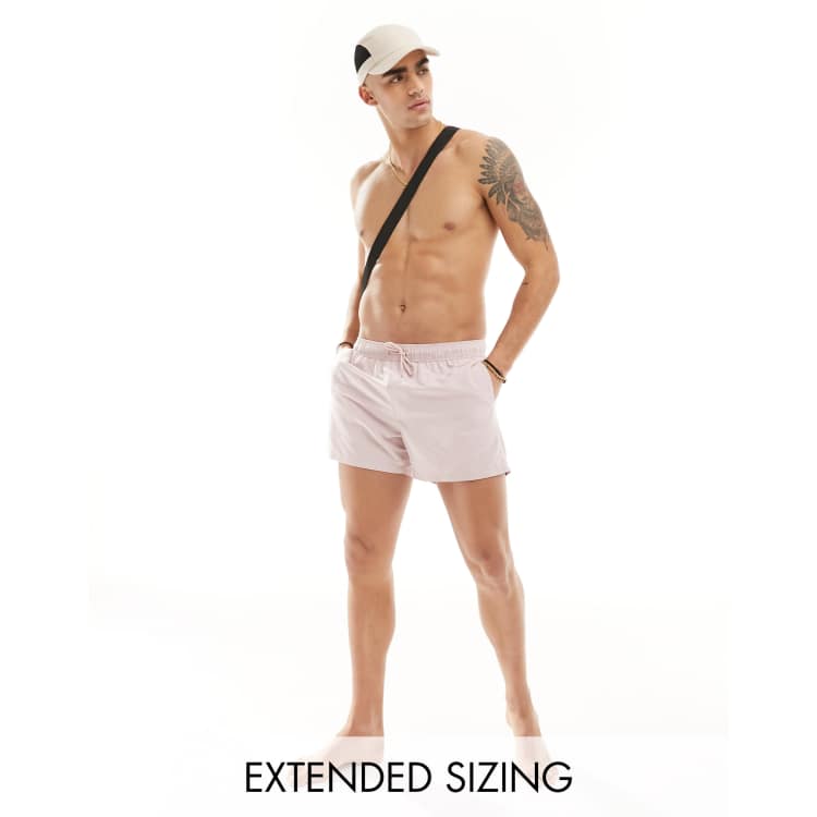 Light pink hot sale swim trunks