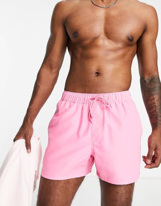 Asos best sale pink shorts