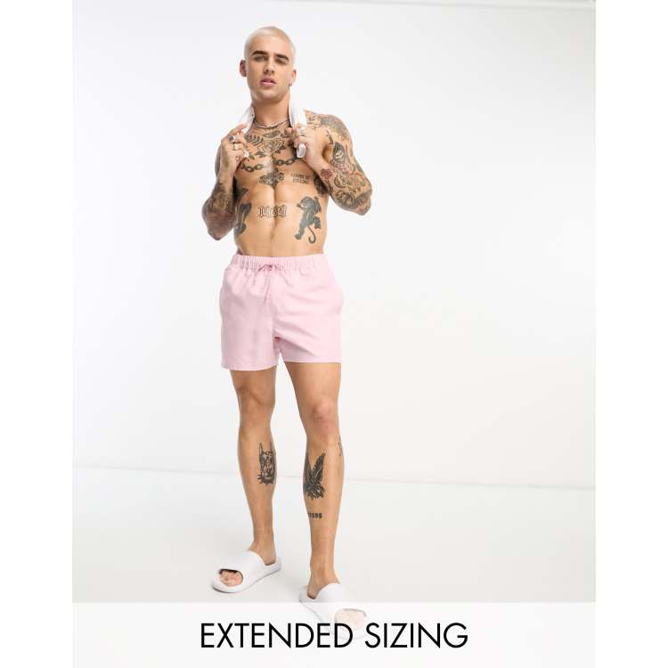 Asos pink hot sale shorts