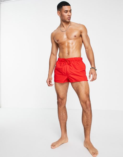 Super short store swim shorts