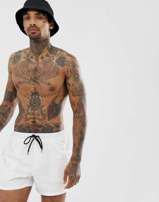 asos design swim shorts