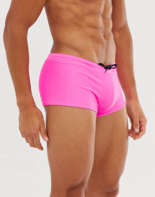 pink swim trunks
