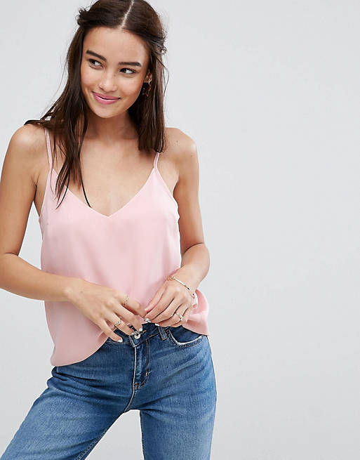 ASOS DESIGN swing cami with double layer