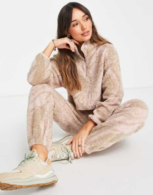 Hers Funnel Zip & Jogger Tracksuit Set, Boohoo