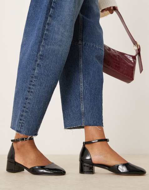 ASOS DESIGN - Syrup - Chaussures à talon carré mi-haut - Noir verni - view 1