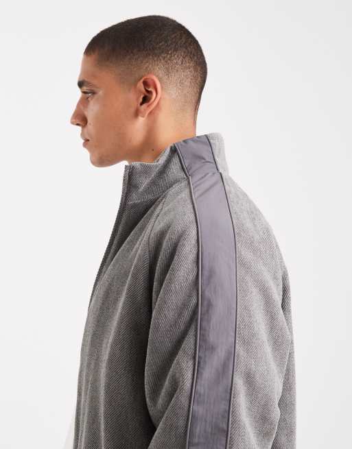 ASOS DESIGN – Szara kurtka dresowa, 4 z 5