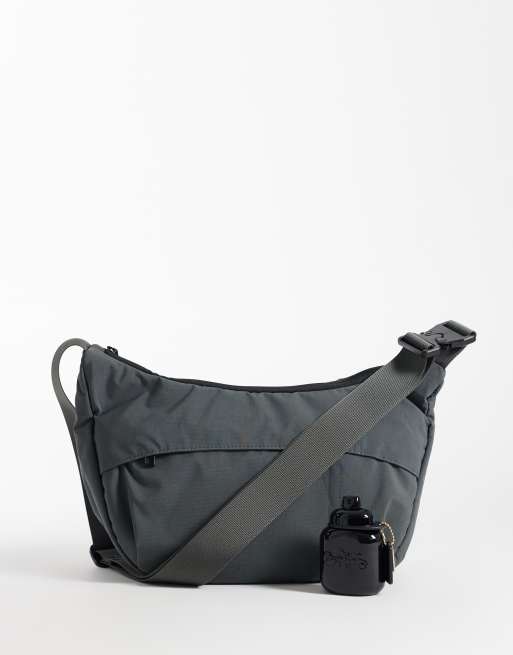 ASOS DESIGN – Szara nylonowa torebka crossbody, 2 z 4