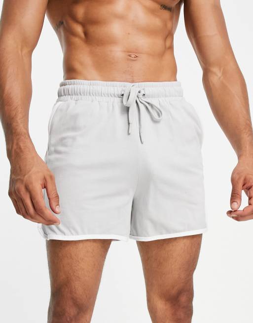 ASOS DESIGN – Szare dresowe szorty do biegania