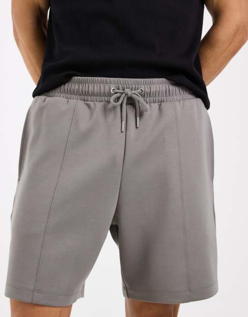 ASOS DESIGN – Szare dżersejowe szorty oversize z zaszewkami, 5 z 5
