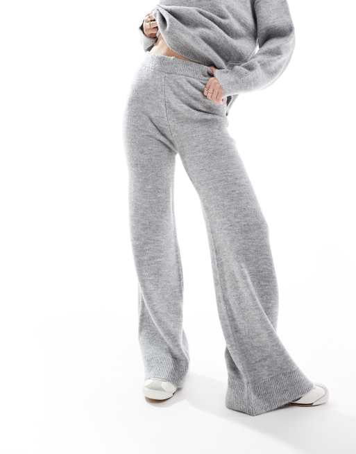 ASOS DESIGN – Szare dzianinowe spodnie, część zestawu, 2 z 5