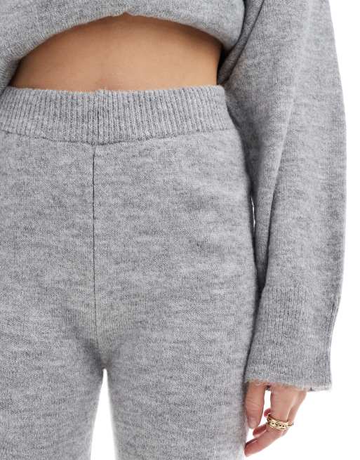 ASOS DESIGN – Szare dzianinowe spodnie, część zestawu, 5 z 5