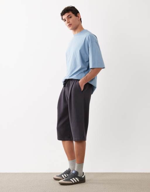 ASOS DESIGN – Szare jortsy oversize z dżerseju z zakładkami, 3 z 5
