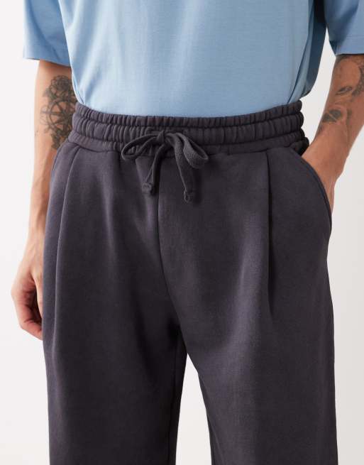 ASOS DESIGN – Szare jortsy oversize z dżerseju z zakładkami, 4 z 5