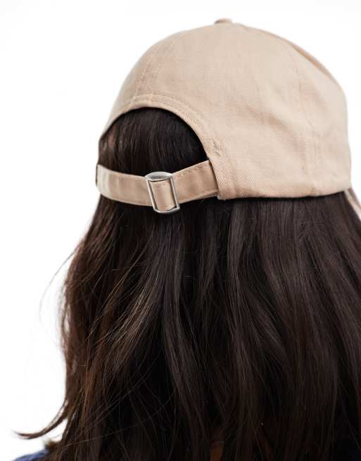ASOS DESIGN – Szarobeżowa czapka z daszkiem, 4 z 4