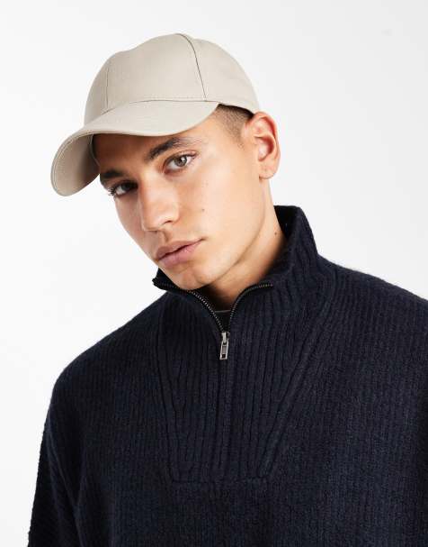 ASOS DESIGN – Szarobeżowa czapka z daszkiem - view 1