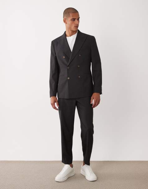 ASOS DESIGN – Szary garnitur dwurzędowy o regularnym kroju - view 1