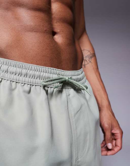 ASOS DESIGN – Szałwiowe szorty kąpielowe średniej długości, 4 z 4