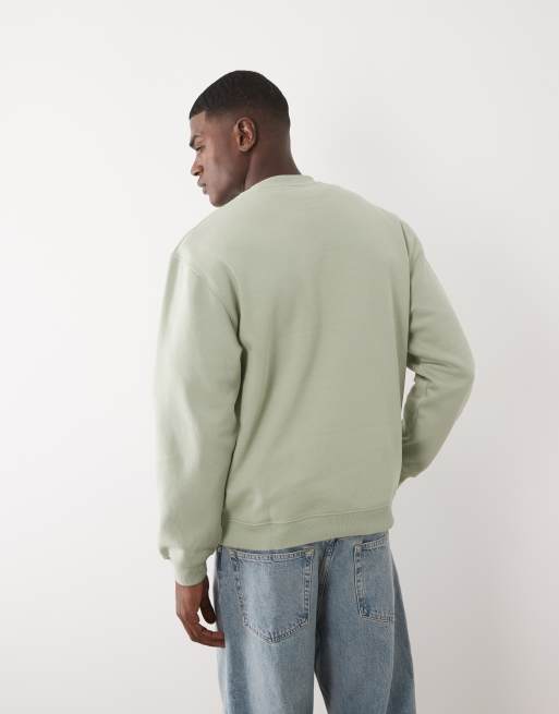 ASOS DESIGN – Szałwiowozielona bluza basic o luźnym kroju, 3 z 5