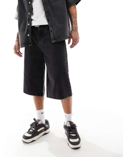 ASOS DESIGN – Szorty w spranym czarnym kolorze, część zestawu, 2 z 5