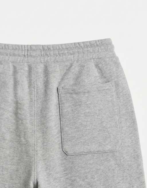 ASOS DESIGN – Szorty z dżerseju basic o kroju oversize w szarym melanżowym kolorze, 9 z 9