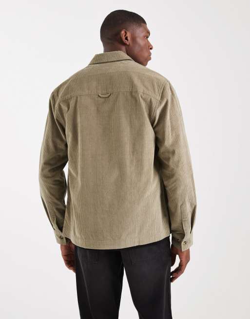 ASOS DESIGN – Sztruksowa koszula wierzchnia w kolorze khaki, 3 z 5