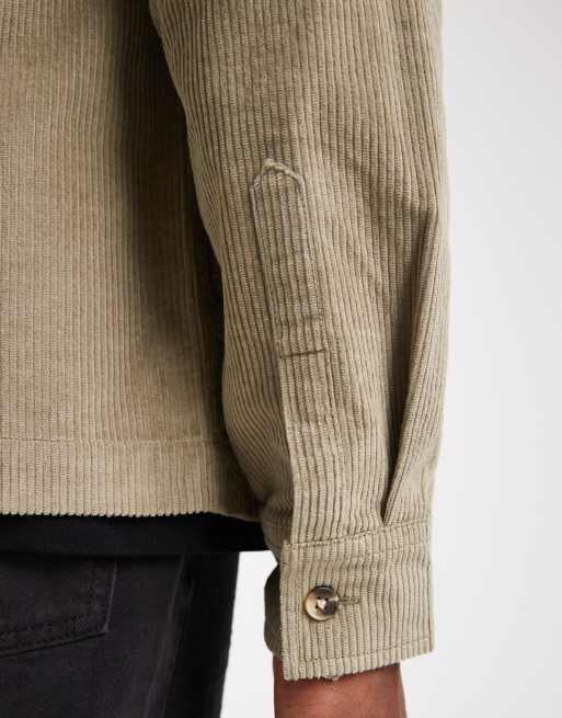 ASOS DESIGN – Sztruksowa koszula wierzchnia w kolorze khaki, 4 z 5
