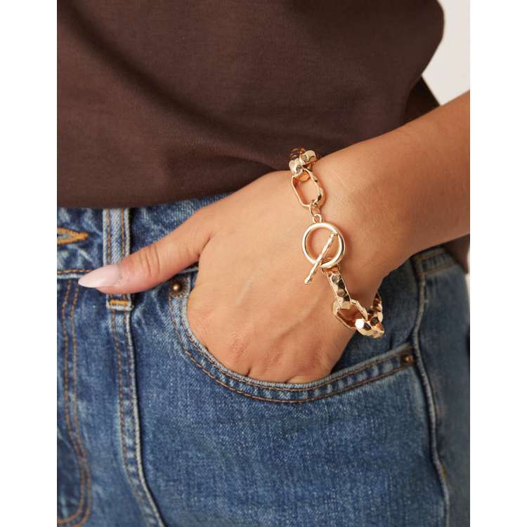 アクセサリー US Exclusive T-Bar Anchor Chain Bracelet US Exclusive/T-Bar Anchor Chain Bracelet（アス ブレスレット