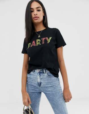 À DesignT Fête Imprimé Animal De Asos shirt wOn0mvN8