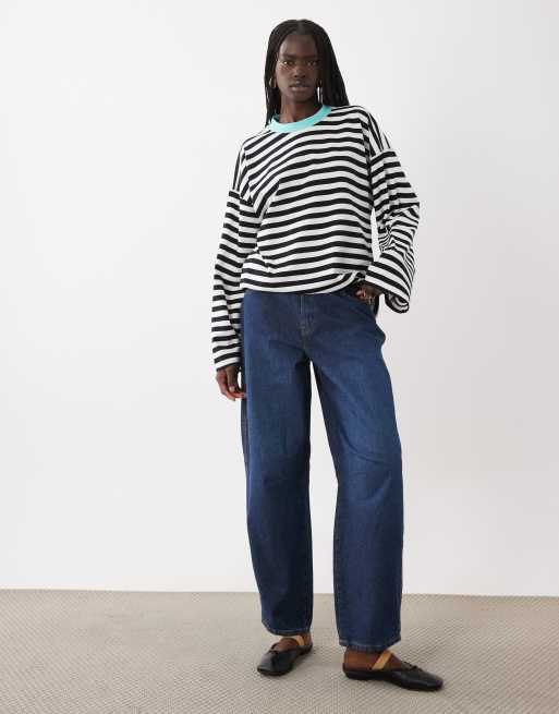 ASOS DESIGN t-shirt à manches longues à rayures, 3 de 4