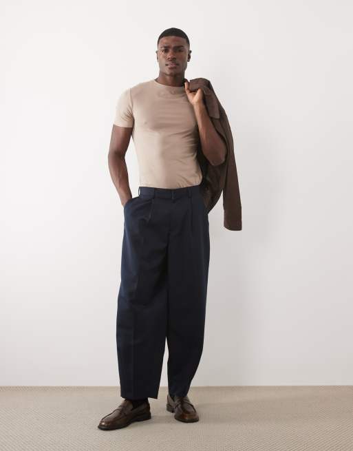 ASOS DESIGN - T-shirt ajusté en coton SUPIMA® de qualité supérieure - Taupe, 2 de 5