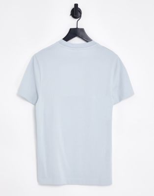 T-shirt attillata azzurra con cuciture a contrasto-Blu - ASOS DESIGN T-shirt donna  - immagine1