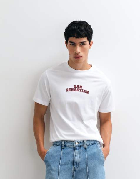 ASOS DESIGN - T-shirt avec imprimé San Sebastian - Blanc - view 1