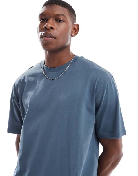 ASOS DESIGN - T-shirt basic comoda blu - view 1