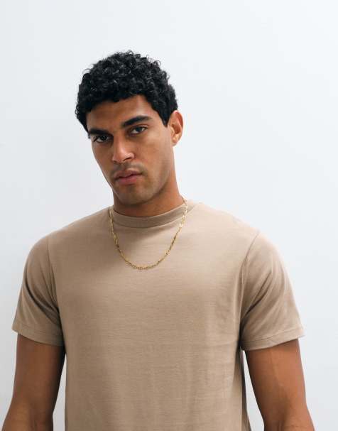 ASOS DESIGN - T-shirt basic marrone regular fit - view 1