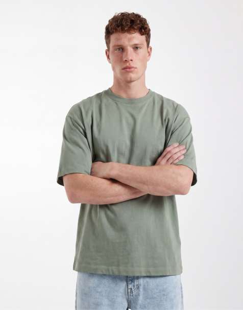 ASOS DESIGN - T-shirt basic oversize kaki - view 1