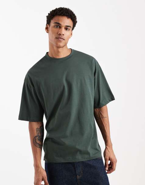 ASOS DESIGN - T-shirt basic oversize verde - view 1