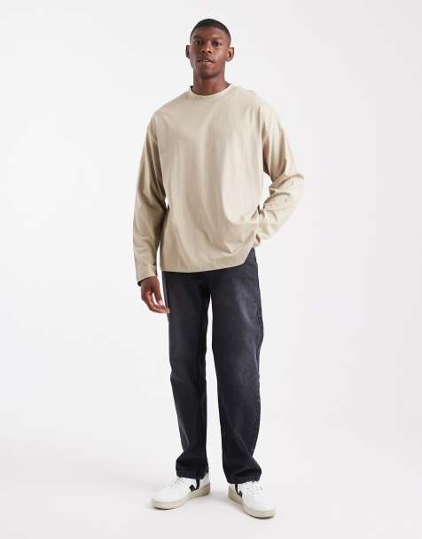 YDLCAFD T-Shirt Jeunesse Garçons Filles Manches Longues Décontracté Uni Gentleman Tops T-Shirts De Vacances