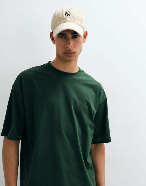 ASOS DESIGN - T-shirt basique oversize - Vert foncé - view 1