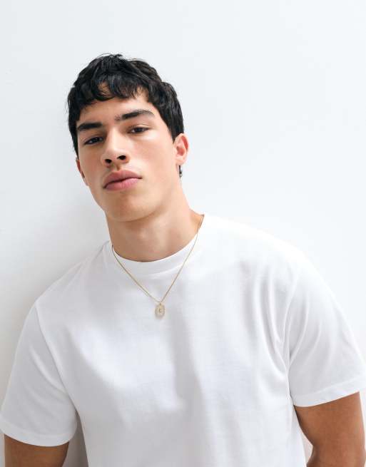 ASOS DESIGN - T-shirt bianca pesante vestibilità classica, 3 di 5