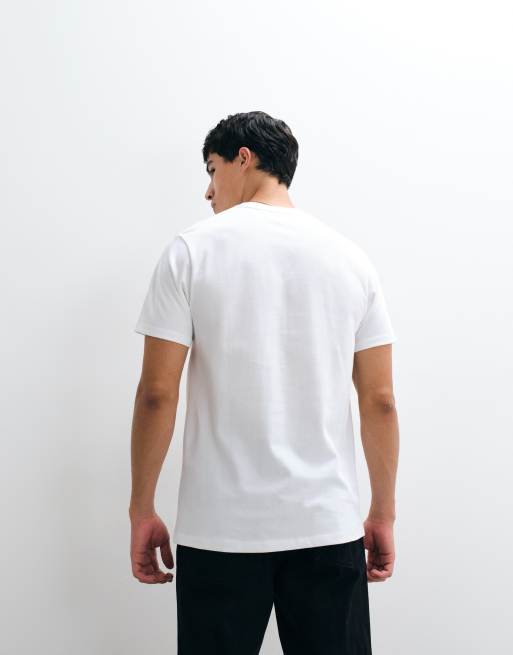 ASOS DESIGN - T-shirt bianca pesante vestibilità classica, 5 di 5