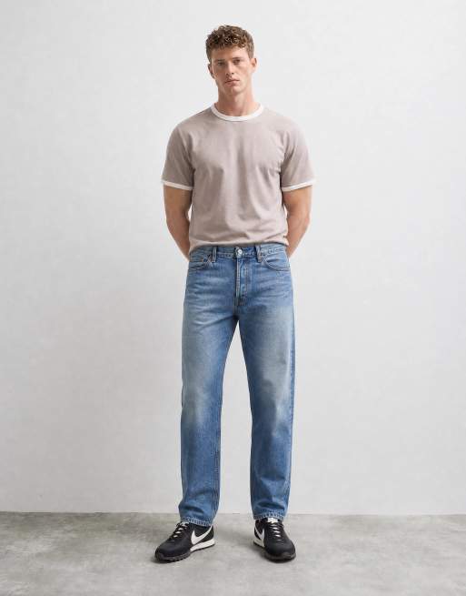 ASOS DESIGN T-shirt boxy regular ringer in grigio slavato, 9 di 10
