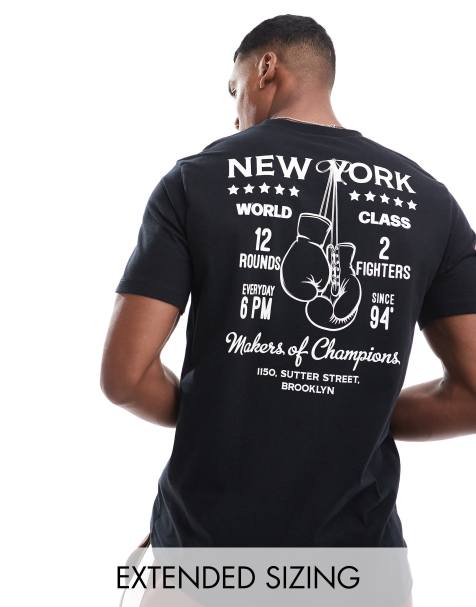 ASOS DESIGN - T-shirt classique avec imprimé au dos - Noir - view 1