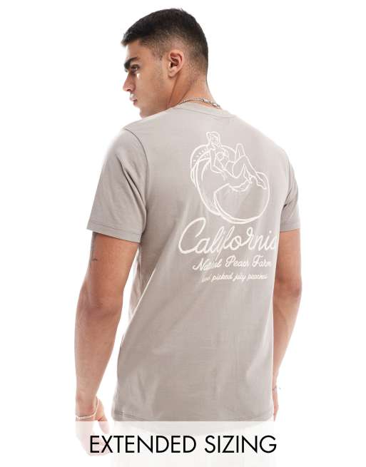 ASOS DESIGN - T-shirt color brace con stampa 